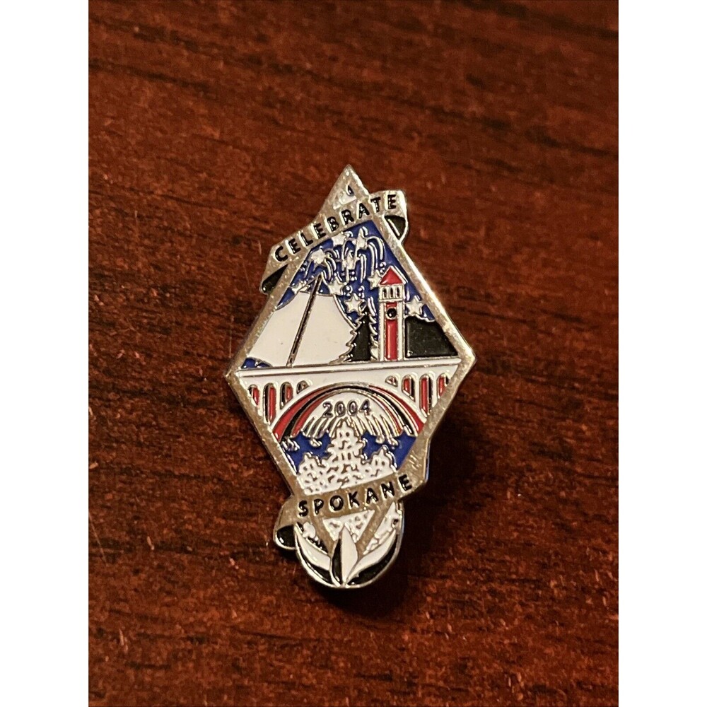 Celebrate Spokane Washington 2004 Lapel Hat Pin